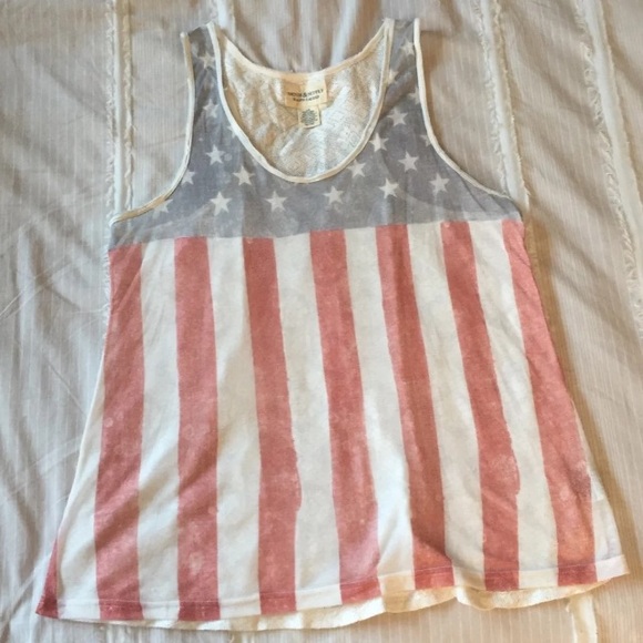 ❌SOLD❌American Flag Racerback - Picture 1 of 7